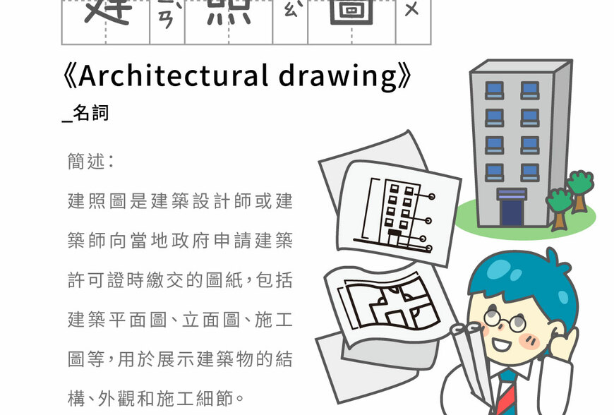 房事辭典 建照圖Architectural drawing