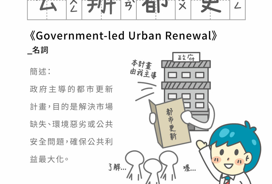 房事辭典 公辦都更Government-led Urban Renewal