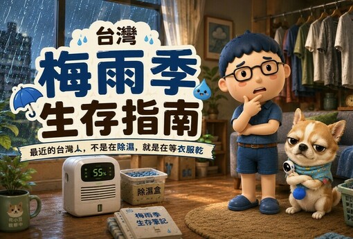 台灣梅雨季生存指南：不是你家髒，是濕氣真的太誇張！
