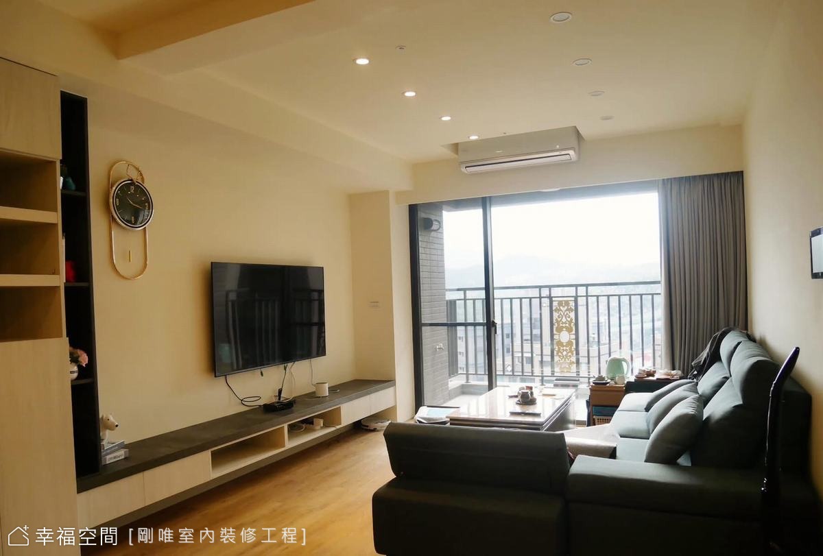 無障礙設計與傳承儀式，安放三代同堂的生活日常│現代簡約風│35坪