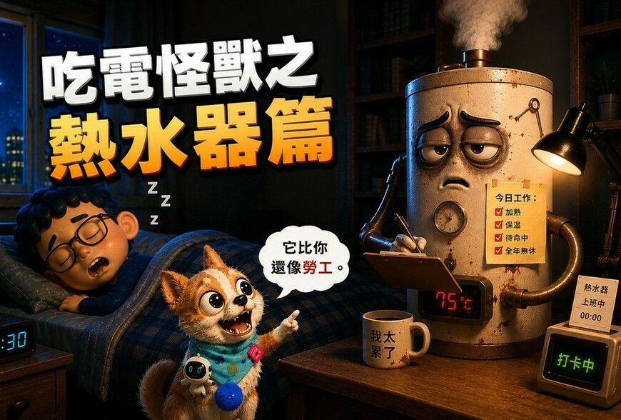 你在睡覺，熱水器可能還在拼命上班！