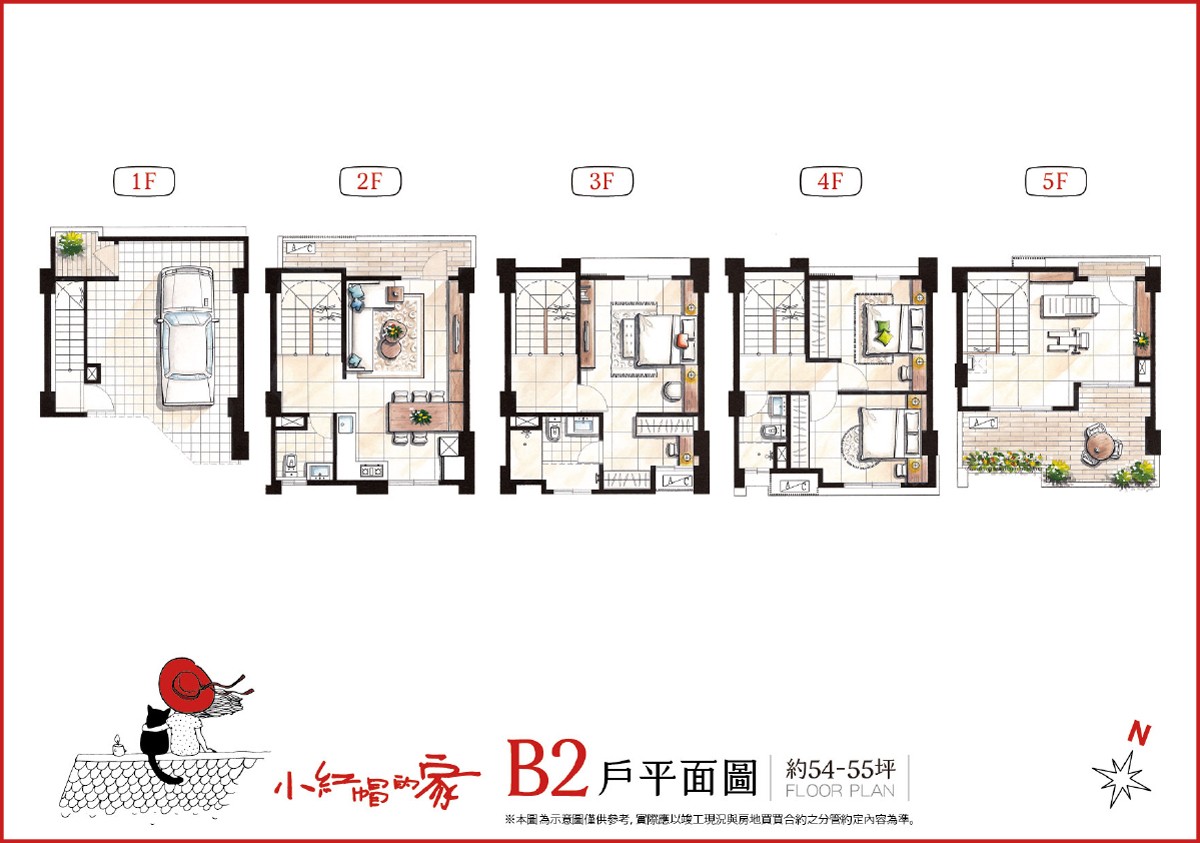 阿明幫你看建案｜楊梅「小紅帽的家」：17戶小型透天社區、德國Duravit衛浴、總價1488萬起