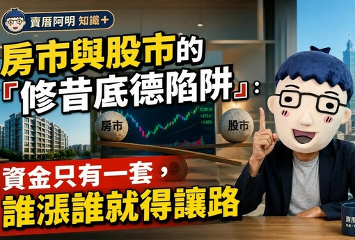 房市與股市的「修昔底德陷阱」：資金只有一套，誰漲誰就得讓路