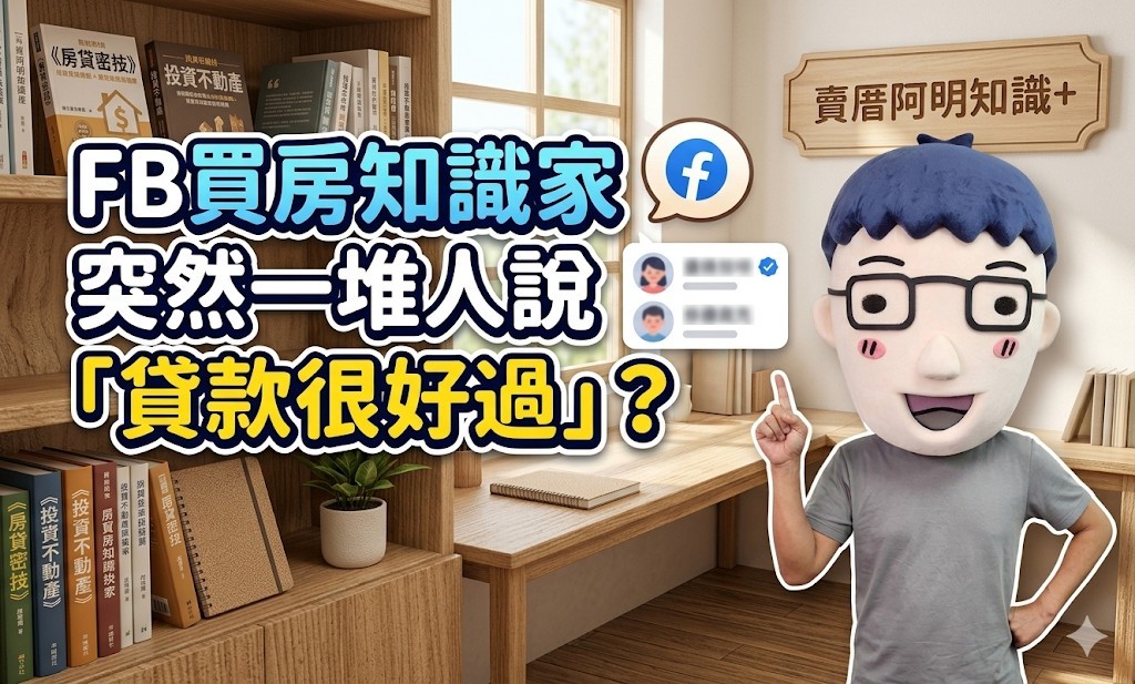 社群「貸款過件率高」風向帶起來？阿明：不是銀行變鬆，是房產業者在幫買方壯膽