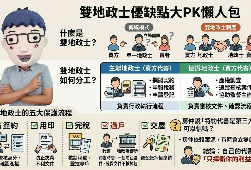 雙地政士優缺點大PK懶人包