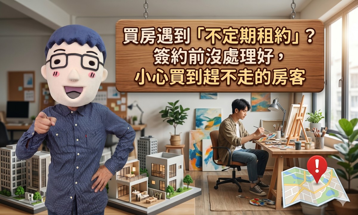 買房遇到「不定期租約」？阿明：簽約前沒處理好，小心買到趕不走的房客