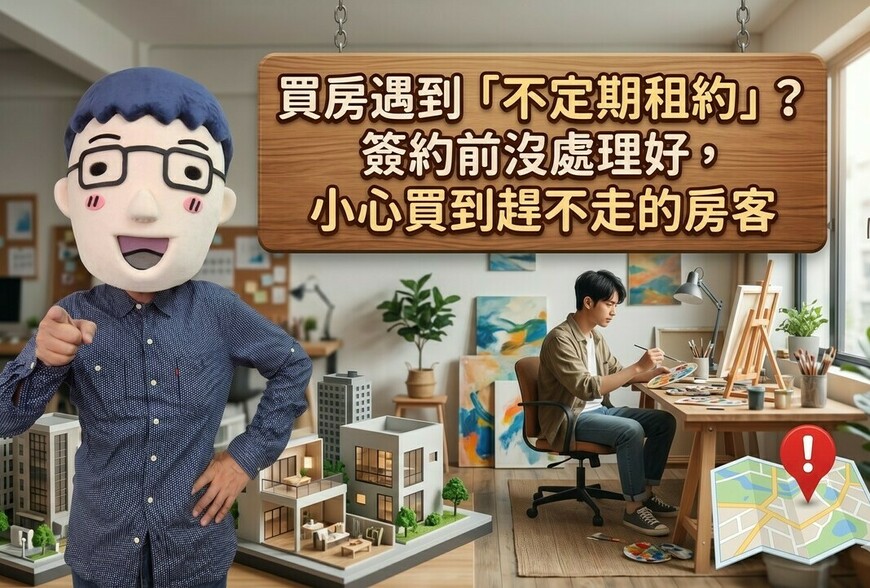 買房遇到「不定期租約」？阿明：簽約前沒處理好，小心買到趕不走的房客