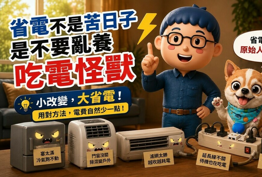 省電不是苦日子！是不要亂養吃電怪獸
