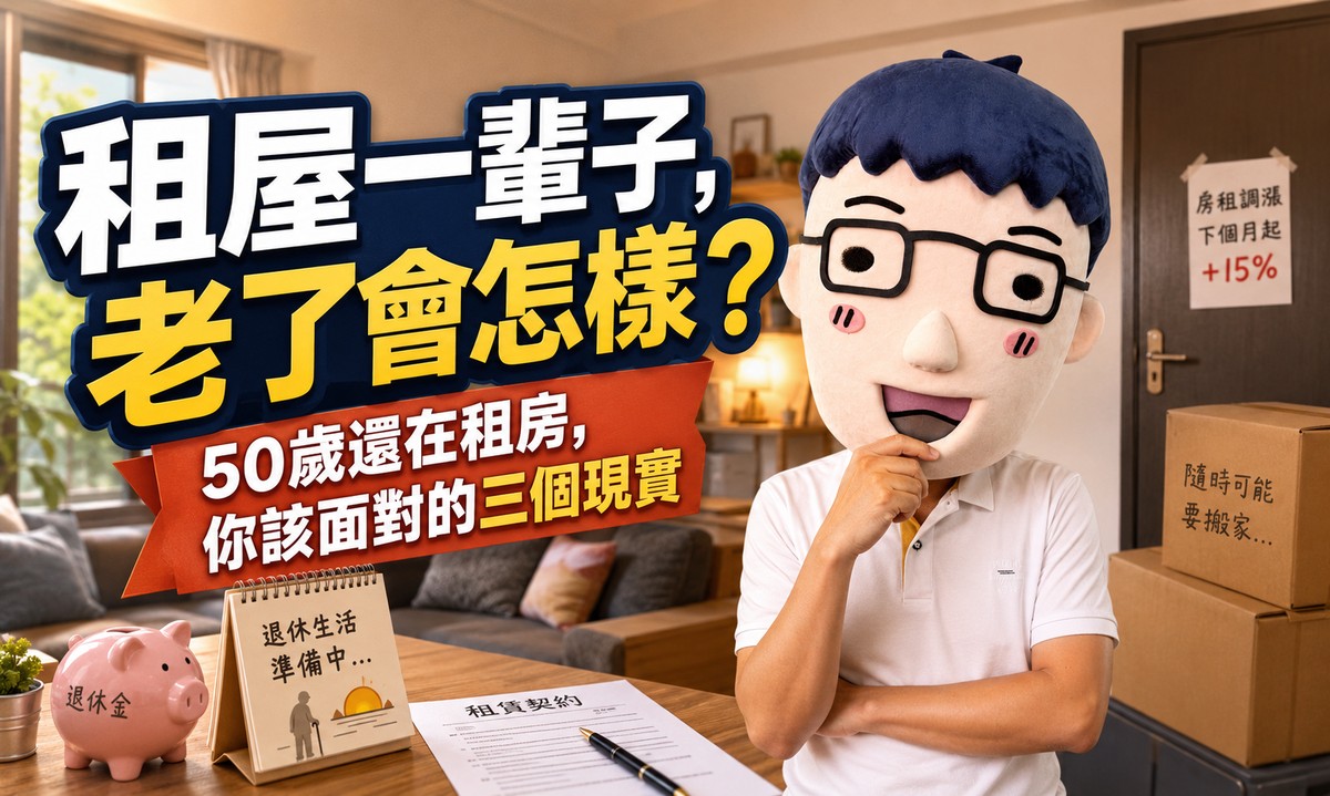 租屋一輩子，老了會怎樣？50歲還在租房，你該面對的三個現實
