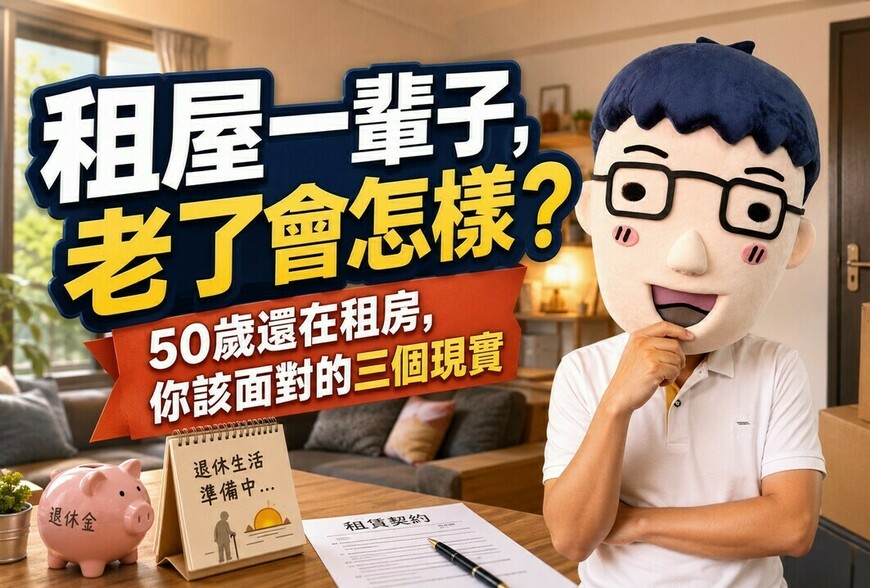 租屋一輩子，老了會怎樣？50歲還在租房，你該面對的三個現實