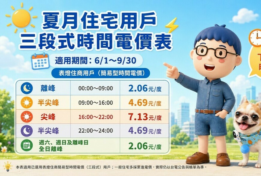 夏天電費怎麼省？先看懂「最貴時段」