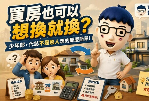 買房也可以想換就換？少年郎，代誌不是憨人想的那麼簡單！
