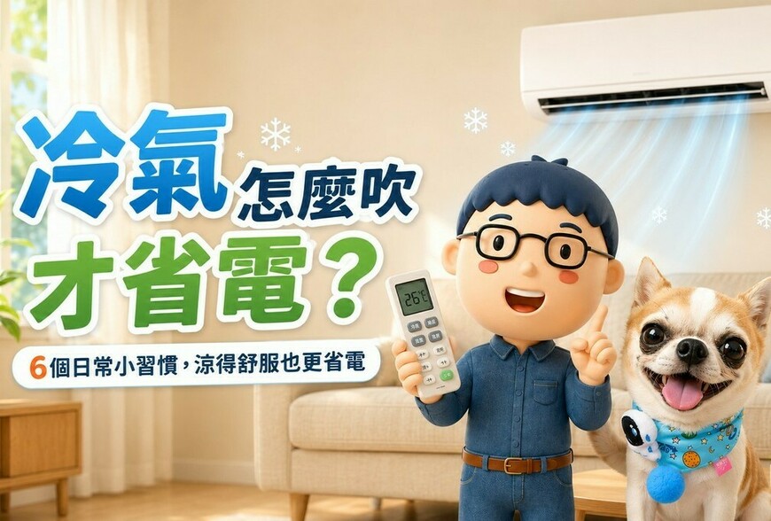 冷氣怎麼吹才省電？6個日常小習慣，涼得舒服也不怕電費爆表