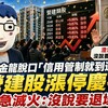 楊金龍脫口「信用管制就到這裡」營建股漲停慶祝 央行急滅火：沒說要退場啦！