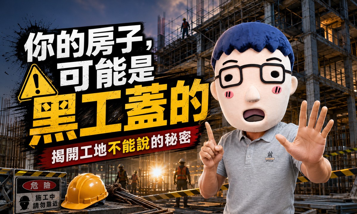 你的房子，可能是黑工蓋的 揭開工地不能說的秘密