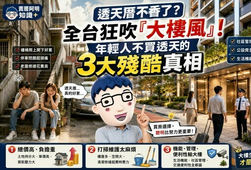 透天厝不香了？全台狂吹「大樓風」！年輕人不買透天的3大殘酷真相