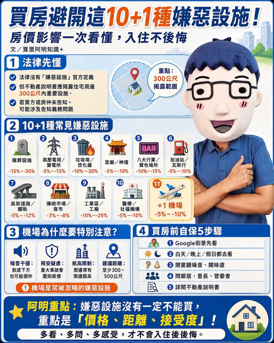 買房避開這10+1種嫌惡設施！房價影響一次看懂，入住不後悔