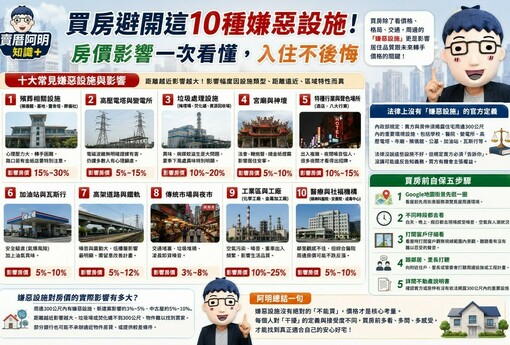 買房避開這10種嫌惡設施！房價影響一次看懂，入住不後悔