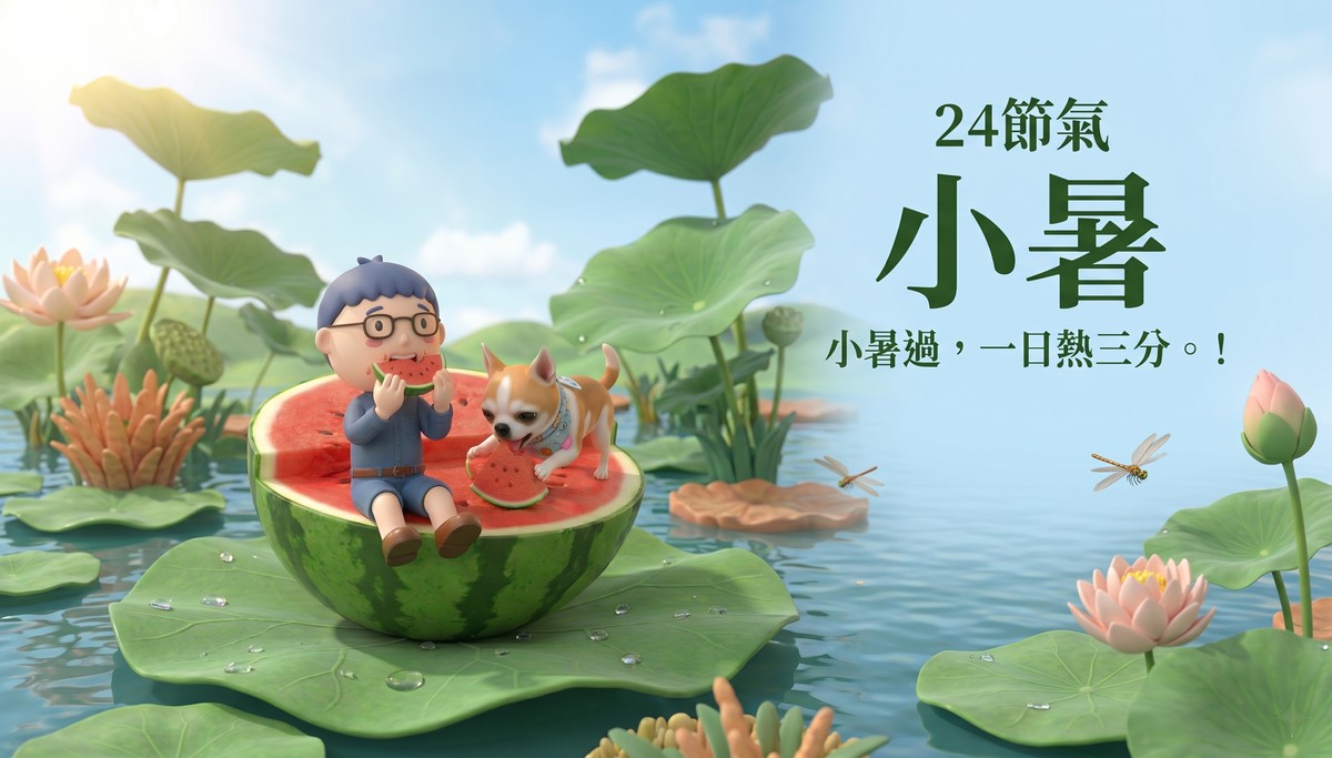 24節氣｜小暑養生重點：天氣越來越熱，身體也要慢慢降溫