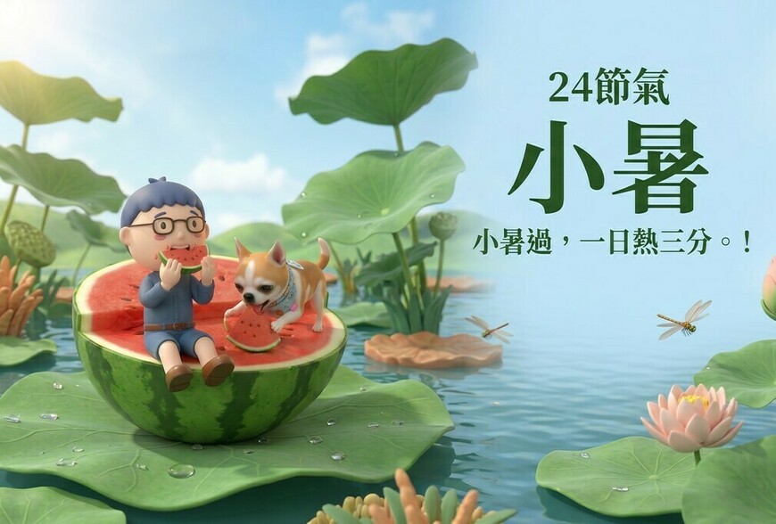 24節氣｜小暑養生重點：天氣越來越熱，身體也要慢慢降溫