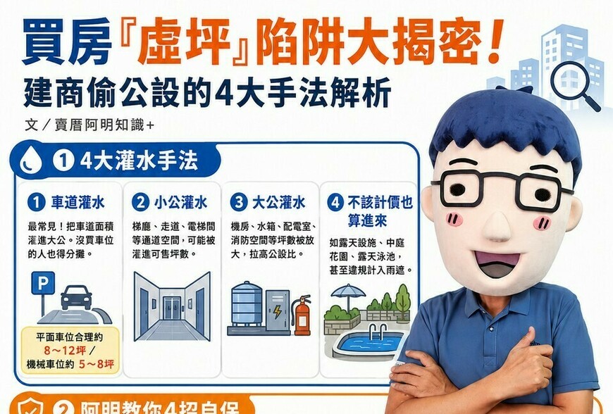 買房公設比懶人包｜權狀30坪不等於住30坪！車位、雨遮、公設怎麼看才不吃虧？