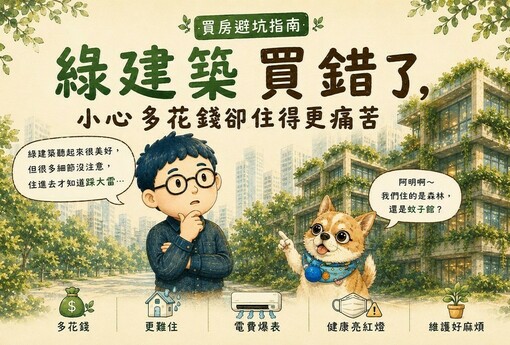 買房避坑指南~綠建築買錯了，小心多花錢卻住得更痛苦！