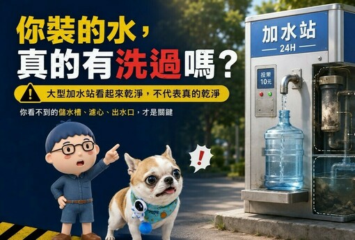 路邊大型加水站真的有清洗嗎？法規要求要清，但關鍵是有沒有落實