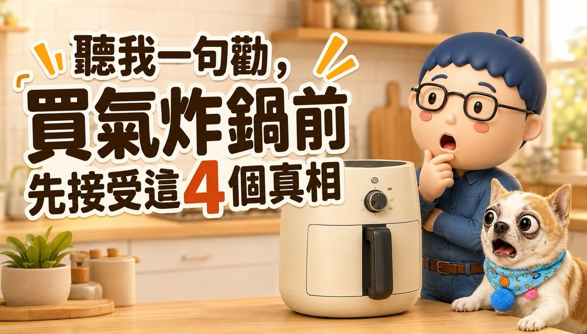 聽我一句勸，買氣炸鍋前先接受這4個真相