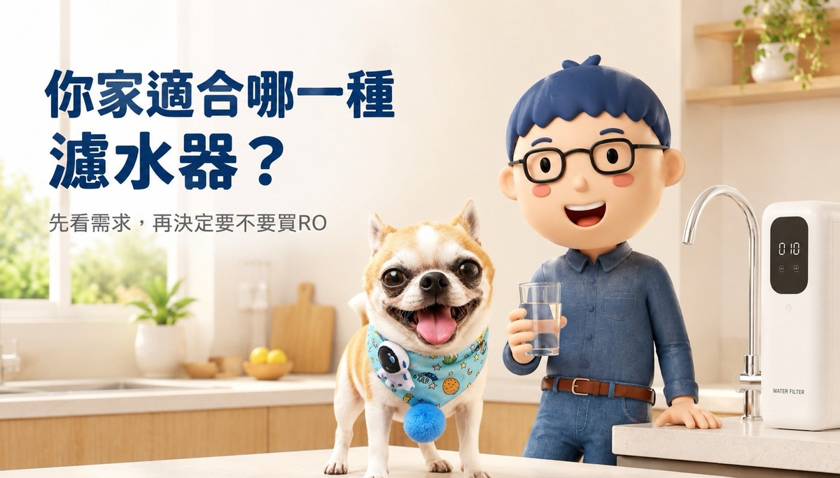 你適合哪一種濾水器？直接對號入座