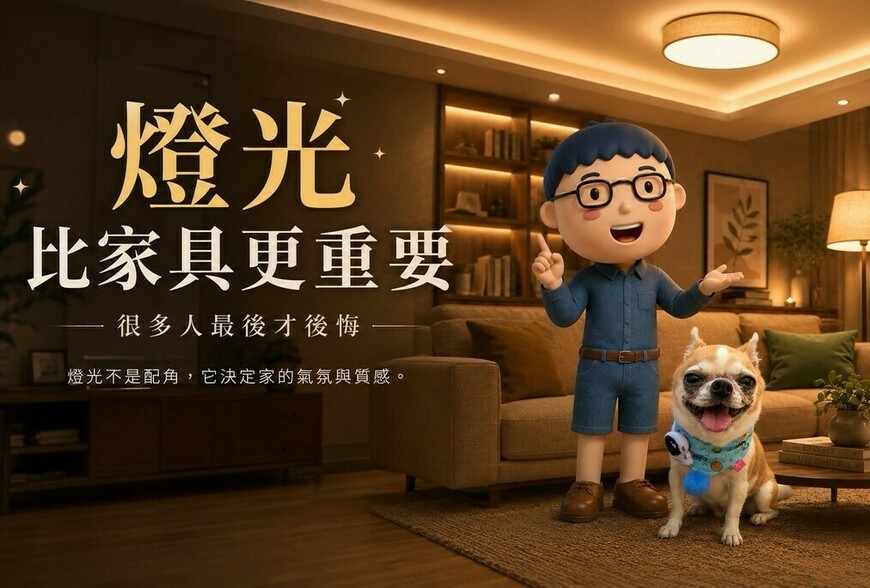 燈光比家具更重要，很多人最後才後悔