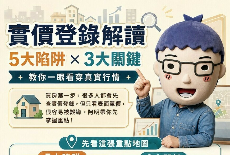 實價登錄解讀：5大陷阱與3大關鍵，教你一眼看穿真實行情