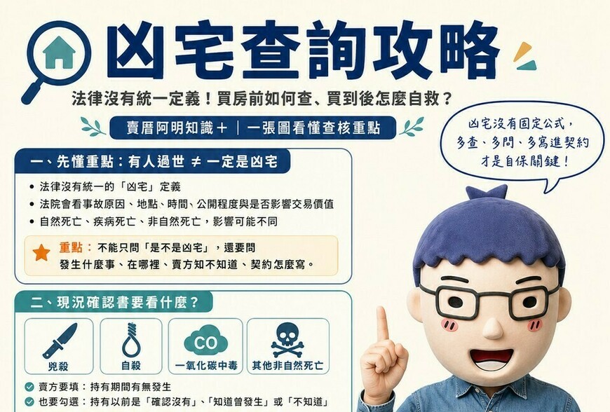 凶宅查詢攻略｜法律沒有統一定義！買房前如何查、買到後怎麼自救？