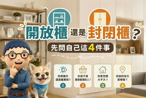 開放櫃還是封閉櫃？先問自己這4件事
