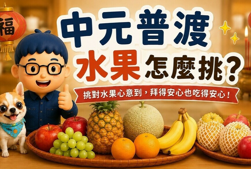 中元普渡水果怎麼挑？常見水果寓意、挑選原則與保存方式一次看