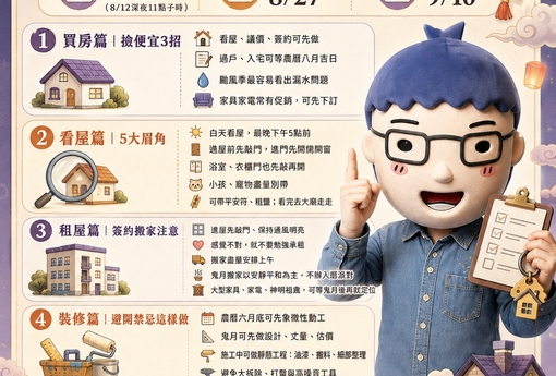 【賣厝阿明】2026鬼月買屋、租屋、裝修全攻略！命理師：現在反而是「撿便宜」的好時機？