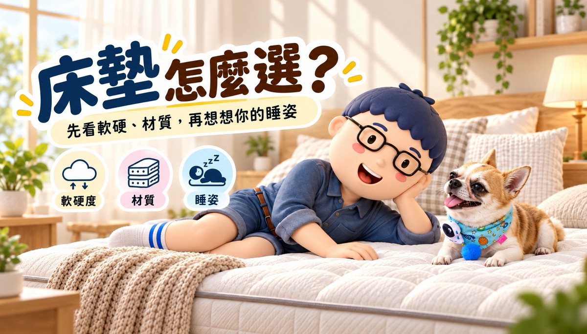 床墊怎麼選？軟硬、材質、睡姿一次看