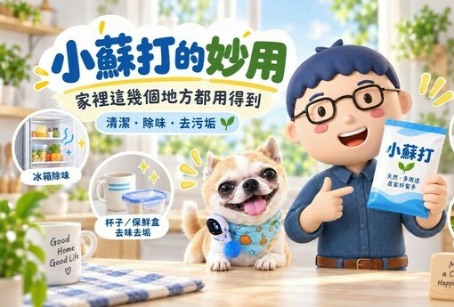 小蘇打的妙用｜家裡這幾個地方都用得到