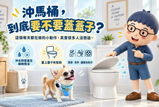 沖馬桶到底要不要蓋蓋子？這個每天都在做的小動作，真的有差嗎？