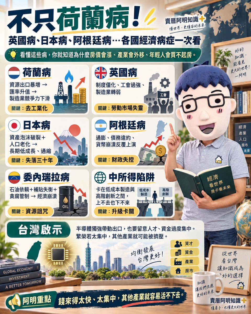 不只荷蘭病！英國病、日本病、阿根廷病⋯各國經濟病症一次看