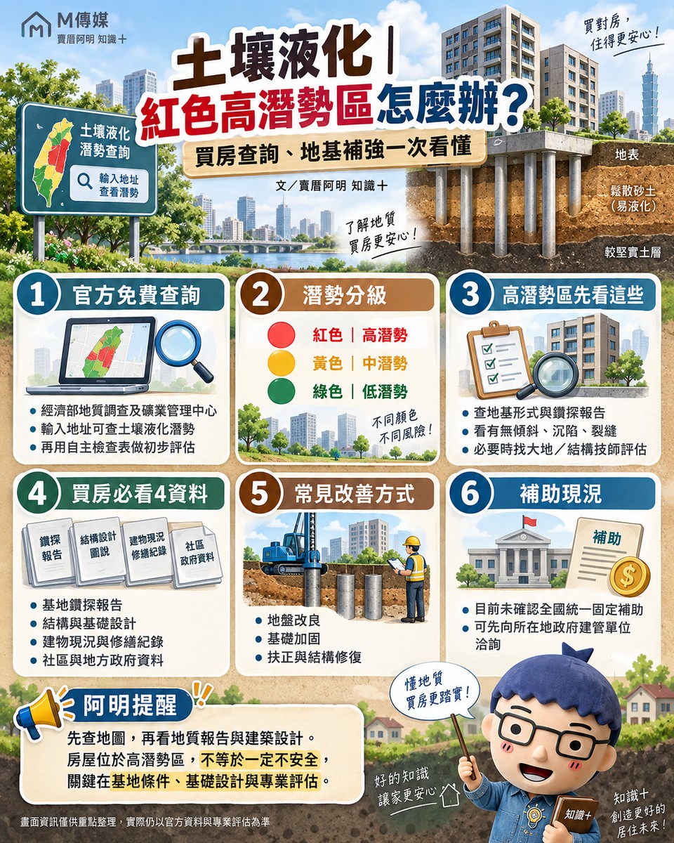 土壤液化｜紅色高潛勢區怎麼辦？買房查詢、地基補強一次看懂