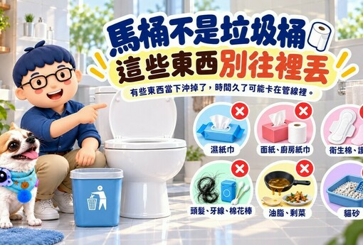 馬桶不是沖得下去就沒事！這6種東西別往裡面丟