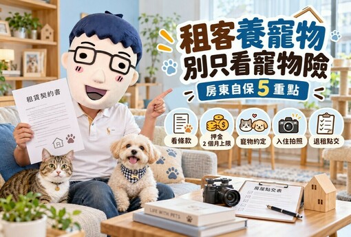 寵物險｜保障範圍、押金上限、寵物條款與點交5大重點  