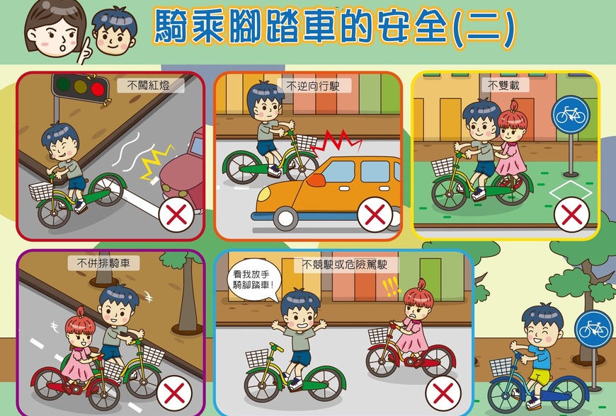 小朋友奇乘腳踏車要注意(2)