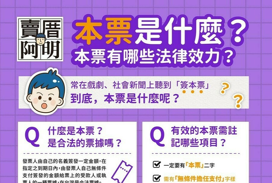 本票是什麼？本票有哪些法律效力？