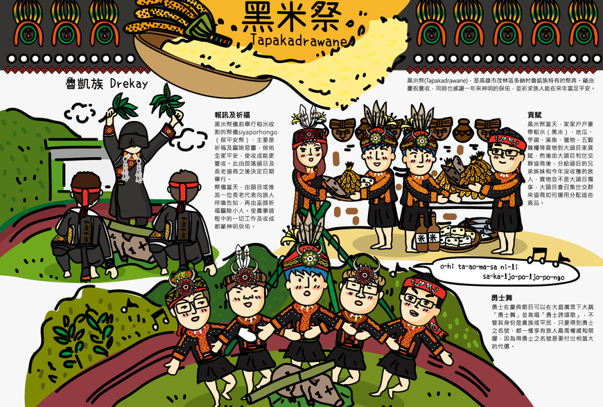 魯凱族-黑米祭