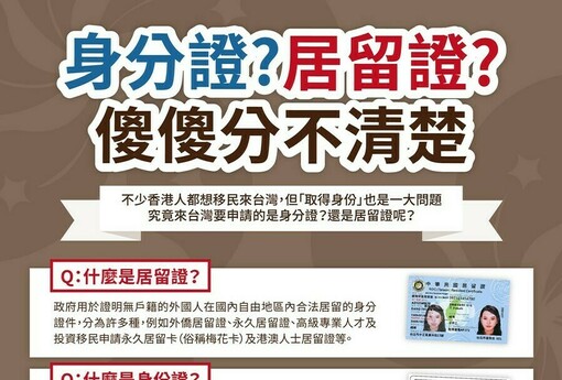 身分證居留證傻傻分不清楚