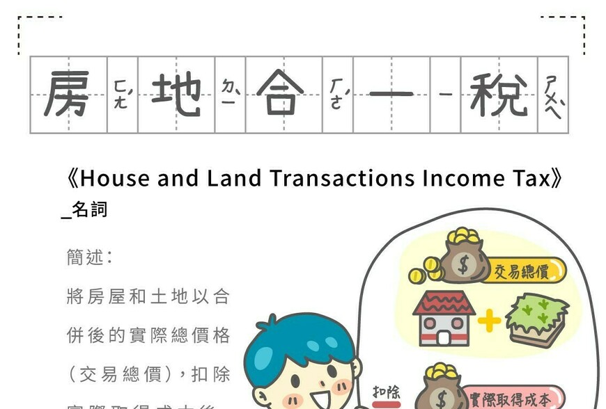 房事辭典 房地合一稅House and Land Transactions Income Tax