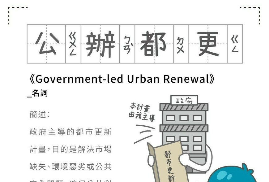 房事辭典 公辦都更Government-led Urban Renewal