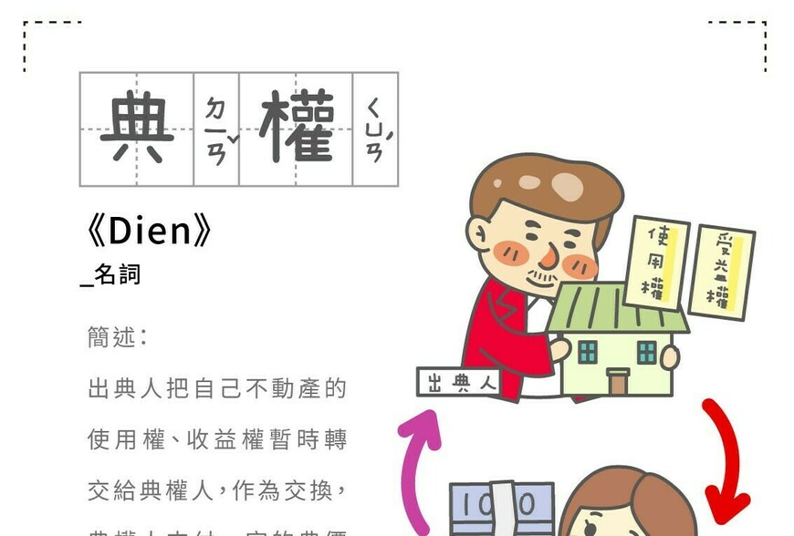 房事辭典 典權 Dien