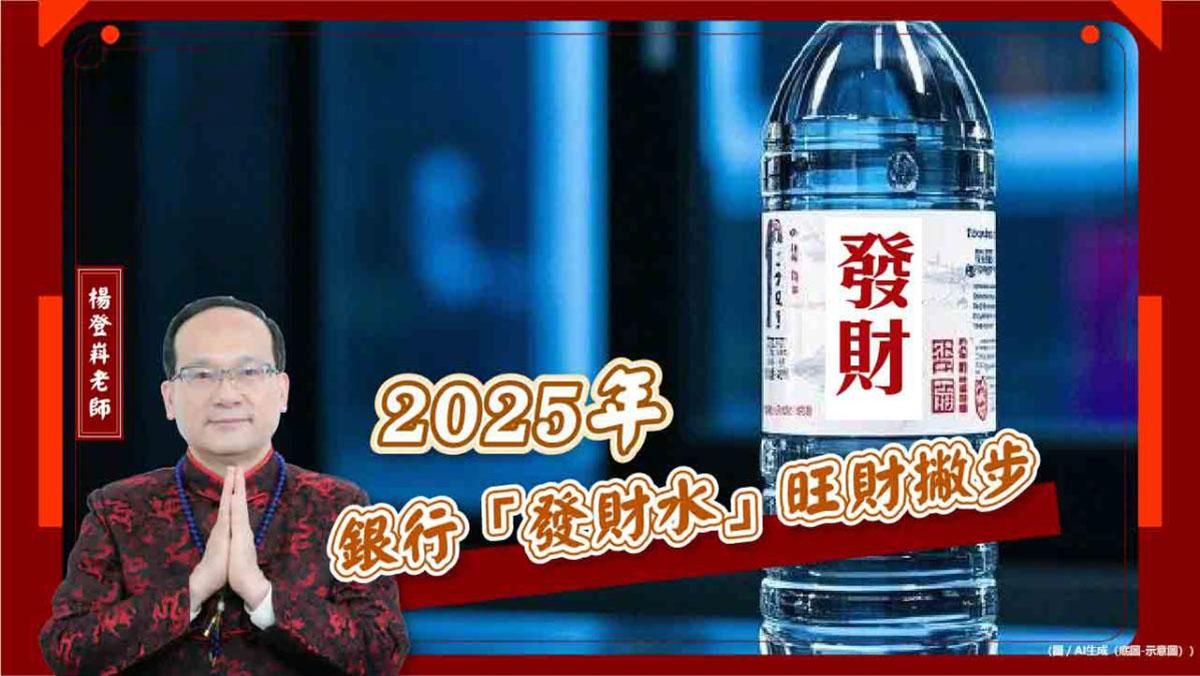 【風水特輯】2025年財運更上一層樓！5大方法讓銀行給的「發財水」威力全開